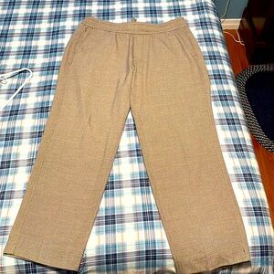 Pull-on Trouser Pants Light Brown Pattern